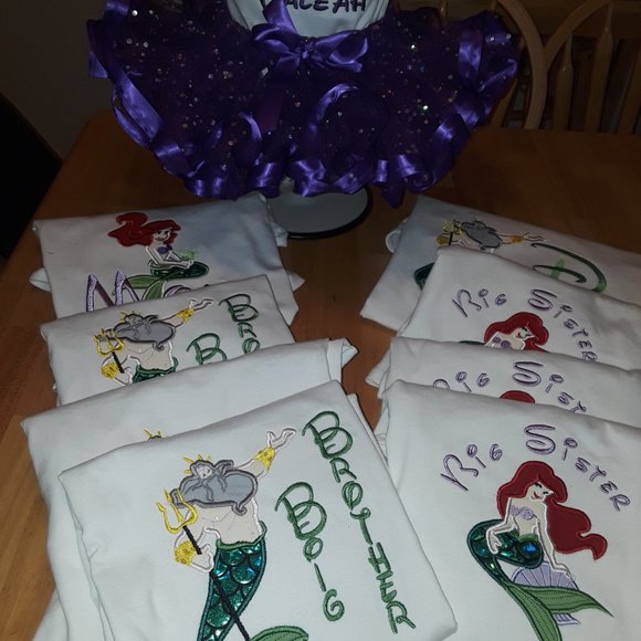 Baby Mermaid Tutu set - Picture 2 of 2